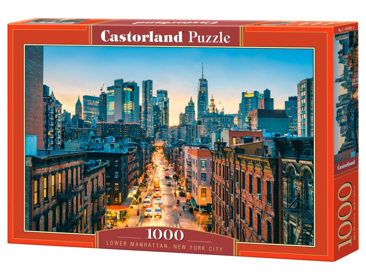 CASTORLAND 1000 Piece Jigsaw Puzzle, Lower Manhattan, New York City