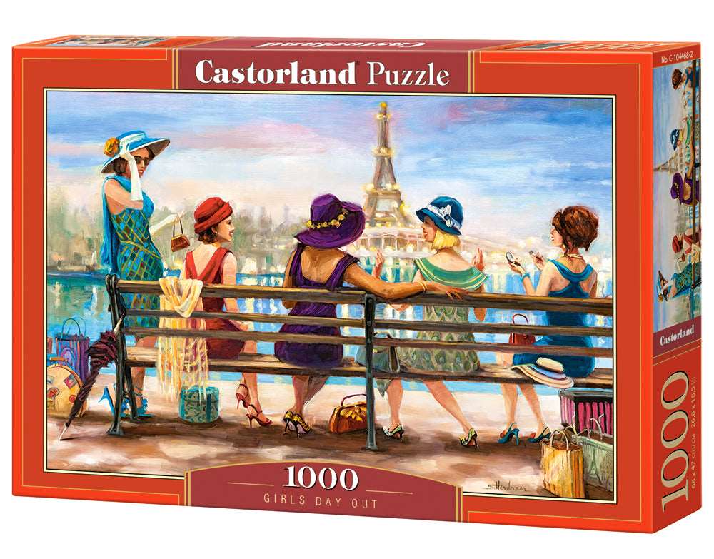 CASTORLAND 1000 Piece Jigsaw Puzzle, Walk in Paris at Sunset, France