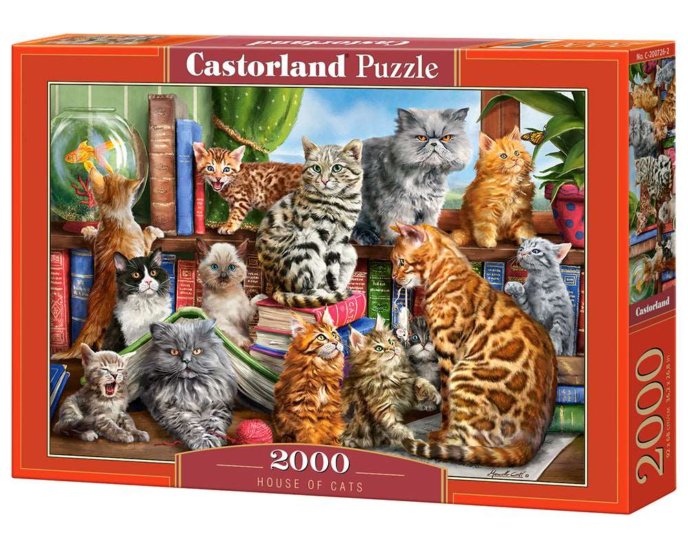 Castorland Toadstool Cottage 2000 Piece Jigsaw Puzzle - Challenging Adult Puzzle - View #8