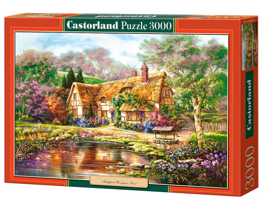 Castorland 3000 Piece Jigsaw Puzzle - Misurina Lake Italy Mountain Landscape