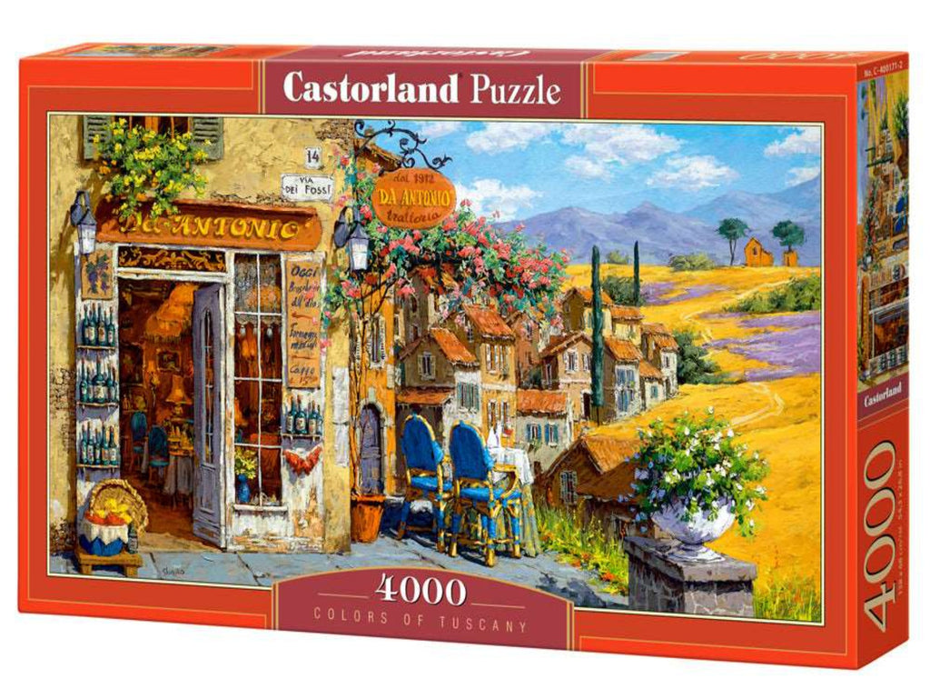 4000 Piece Jigsaw Puzzle, Colors of Tuscany, Landscape, Italy, Adult Puzzles, Castorland C-400171-2