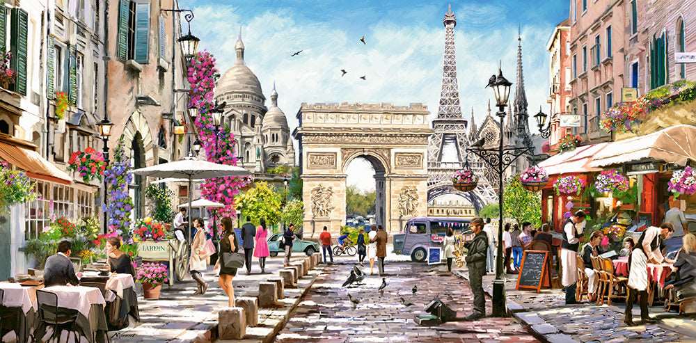 4000 Piece Jigsaw Puzzle, Essence of Paris, France, Eiffel Tower, Iconic Monuments, Adult Puzzles, Castorland C-400294-2