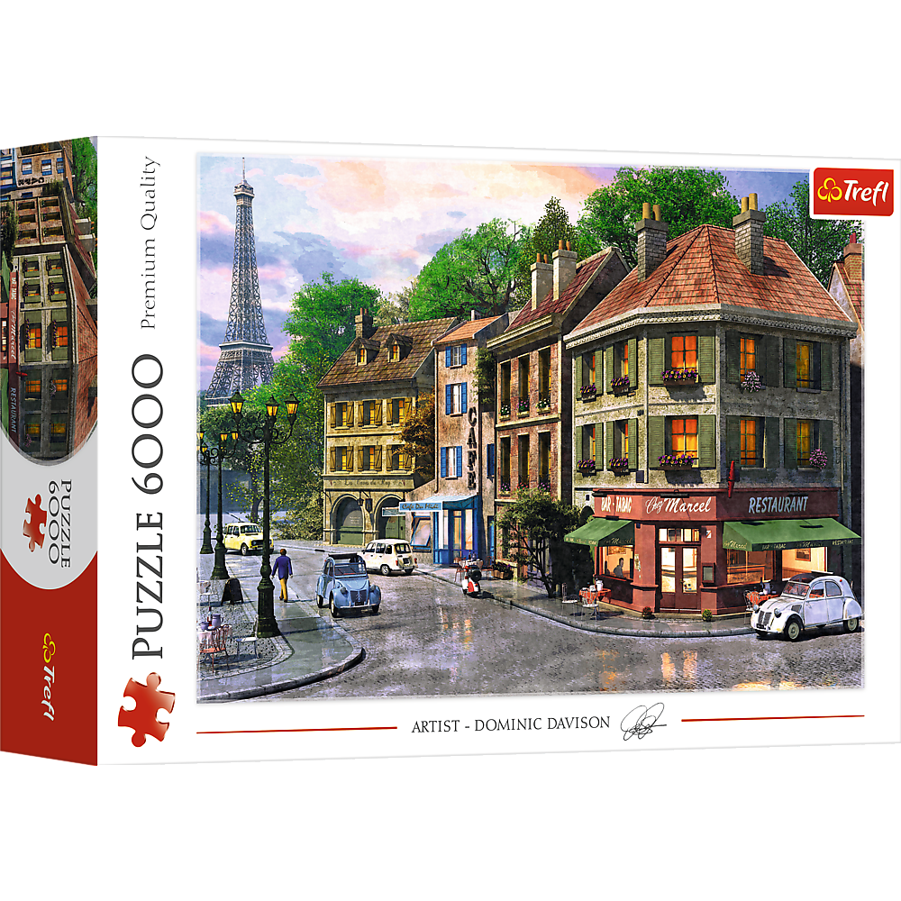 Trefl 600 piece Crazy Shapes Jigsaw Puzzles, Sky over Paris, France